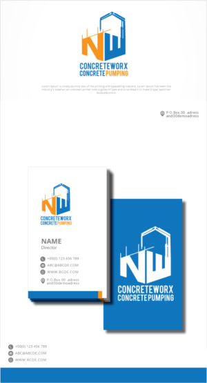 Logo Design by graphicevolution for Nw concreteworx  | Design: #26531129