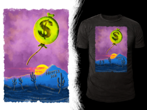 Hustle 168 - Tucson Local Design | Diseño de Camiseta por Falih A