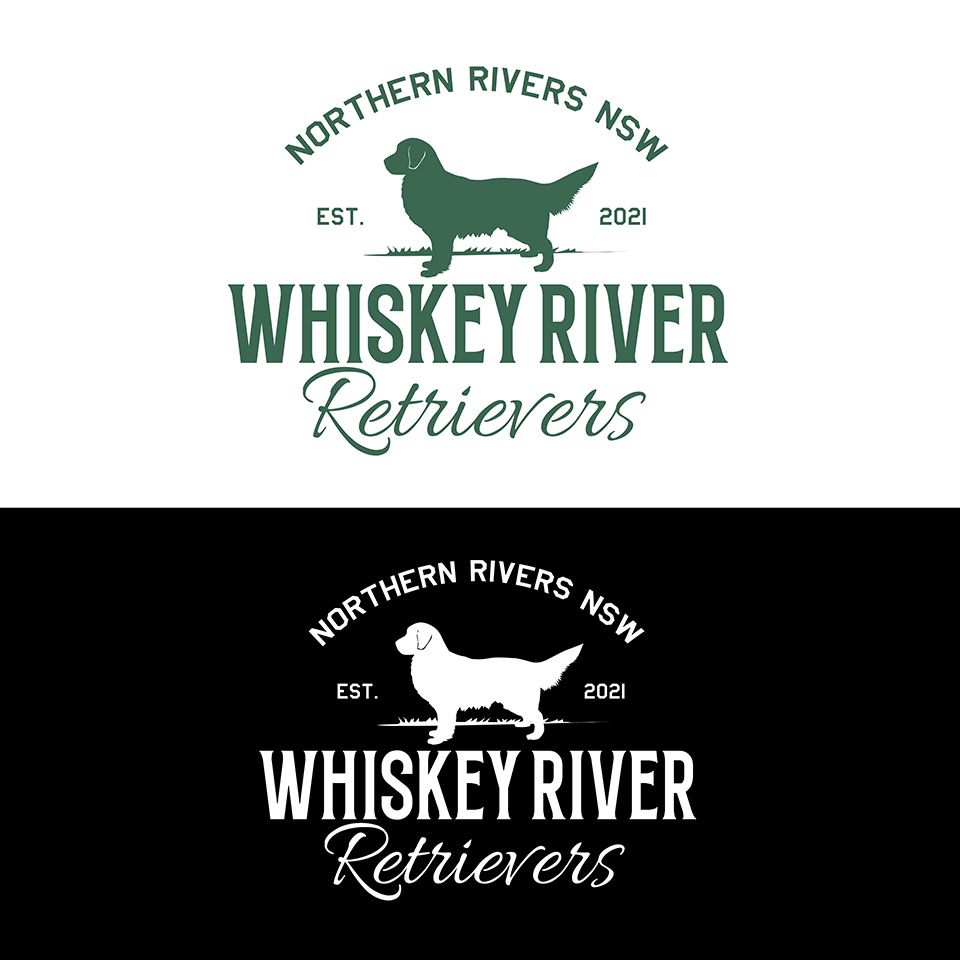 Logo Design by NILDesigns for Whiskey River Retrievers  | Design #26529847