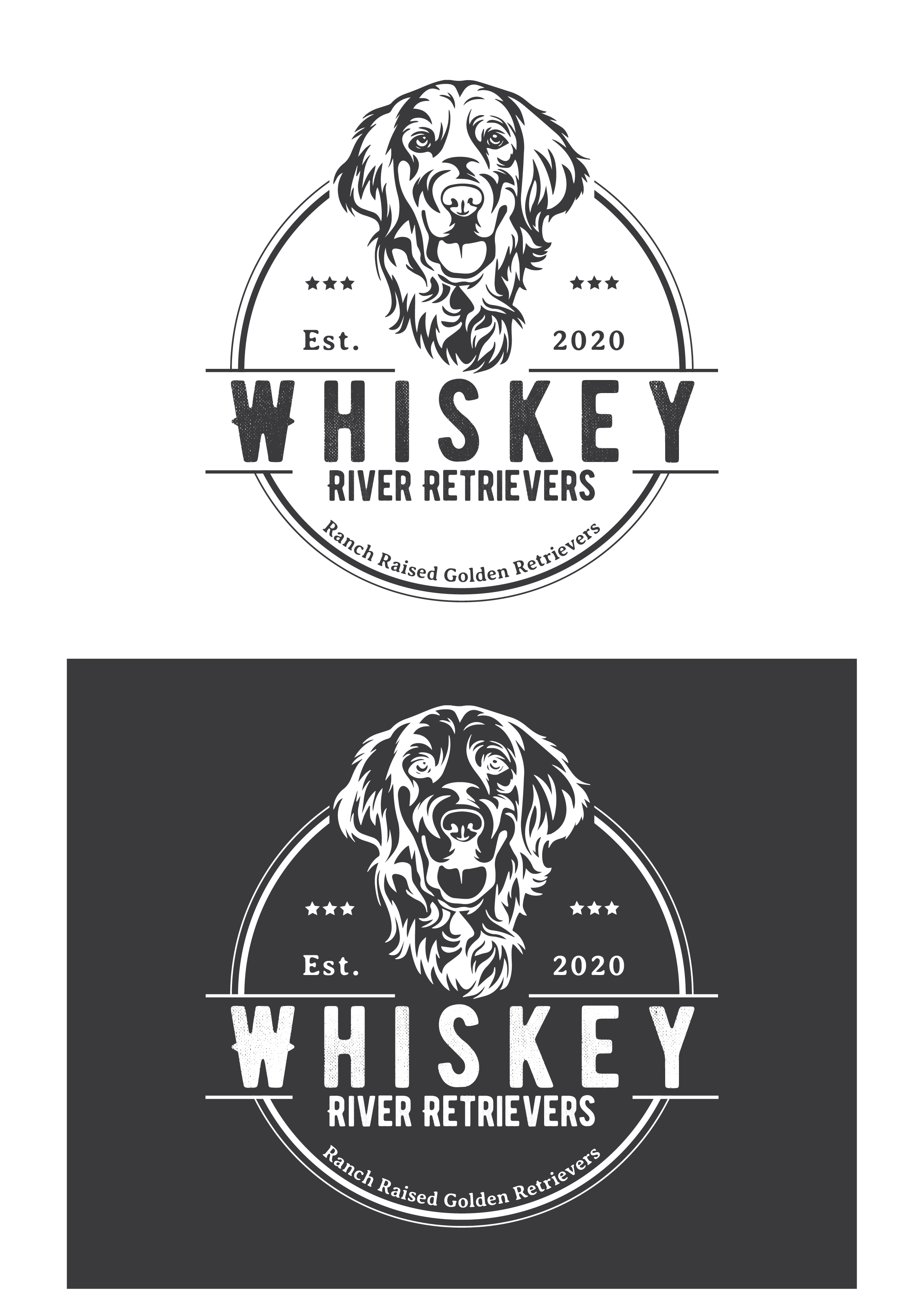 Logo Design by Tanur Graphics for Whiskey River Retrievers  | Design #26545904
