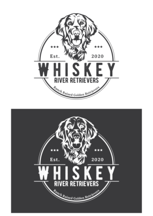 Logo Design by Tanur Graphics for Whiskey River Retrievers  | Design: #26545904