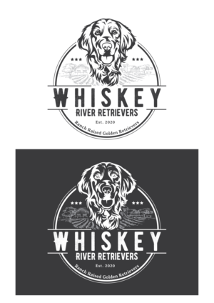 Logo Design by Tanur Graphics for Whiskey River Retrievers  | Design: #26546165