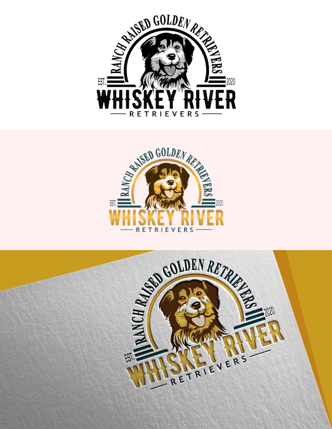 Diseño de Logo por ARtKISTA para Whiskey River Retrievers  | Diseño #26562283