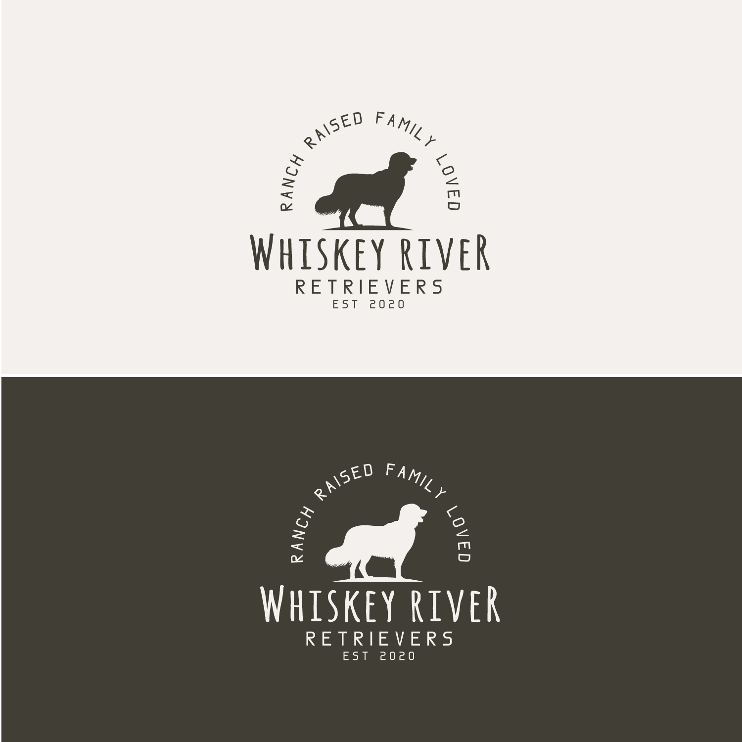Logo Design by FourtuneDesign for Whiskey River Retrievers  | Design #26531967