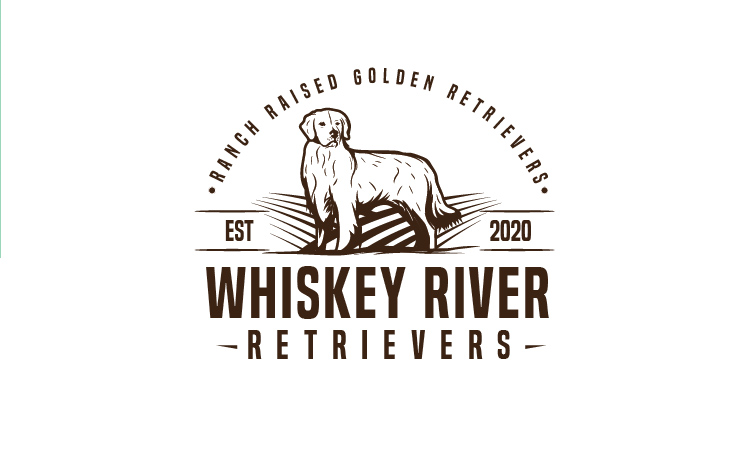 Logo Design by logoQ for Whiskey River Retrievers  | Design #26538958