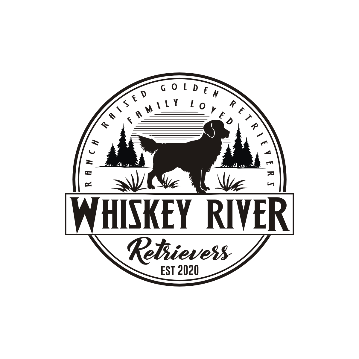 Diseño de Logo por Magic of Art para Whiskey River Retrievers  | Diseño #26563761