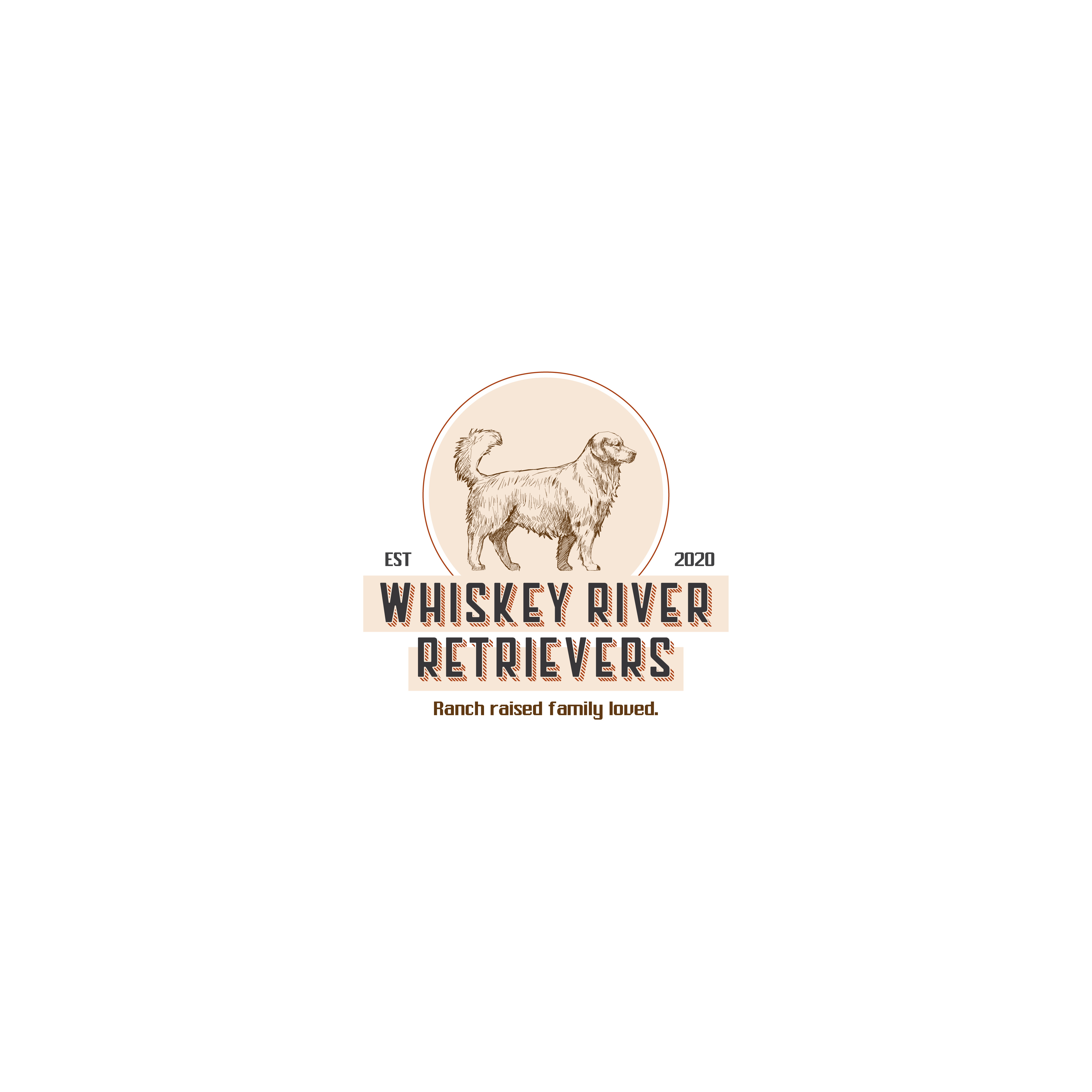 Diseño de Logo por guru subbu para Whiskey River Retrievers  | Diseño #26532545