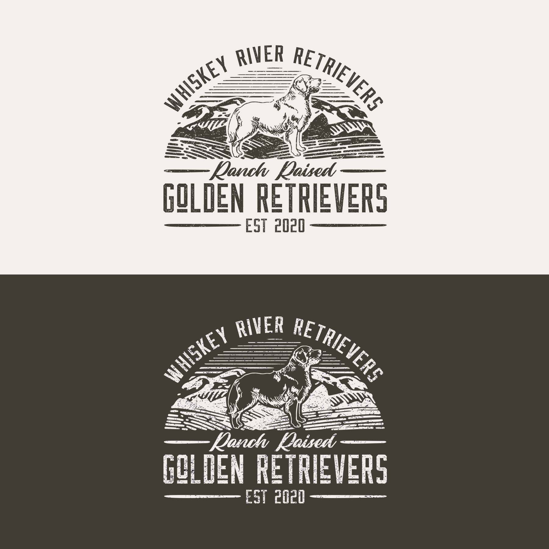 Logo Design by Art of Joy for Whiskey River Retrievers  | Design #26547579