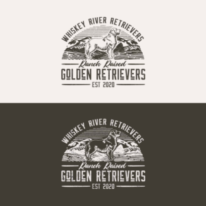 Logo-Design von Art of Joy für Whiskey River Retrievers  | Design #26547579