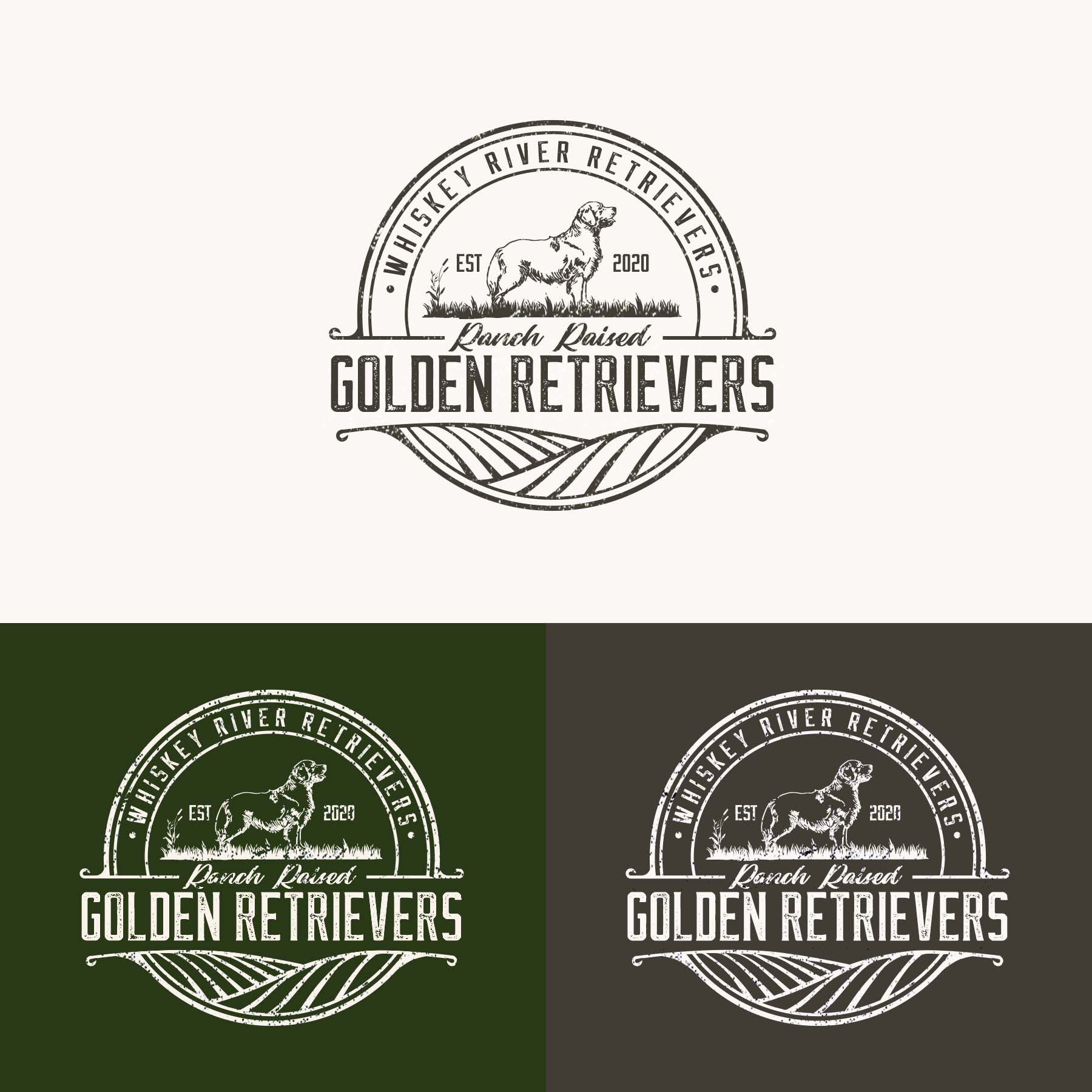 Diseño de Logo por Art of Joy para Whiskey River Retrievers  | Diseño #26553425