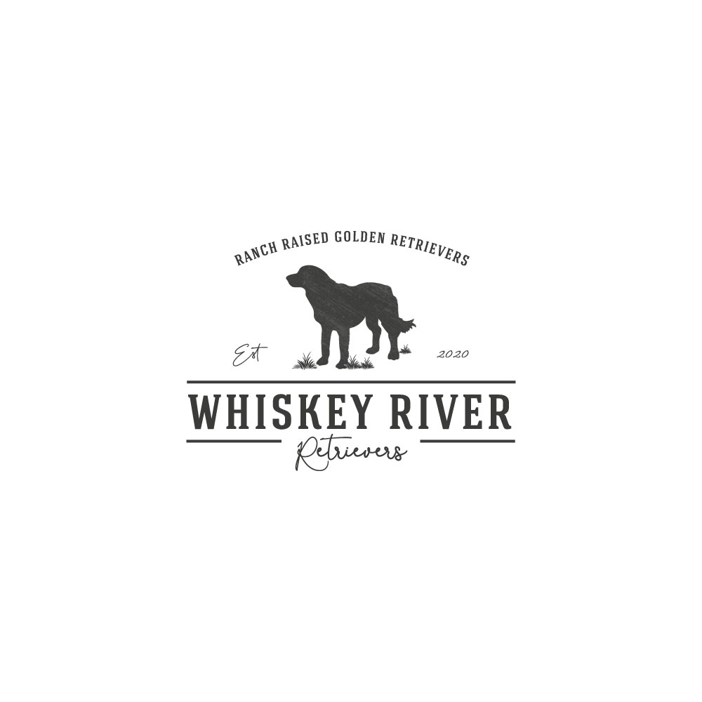 Logo-Design von NatalijaR für Whiskey River Retrievers  | Design #26540209