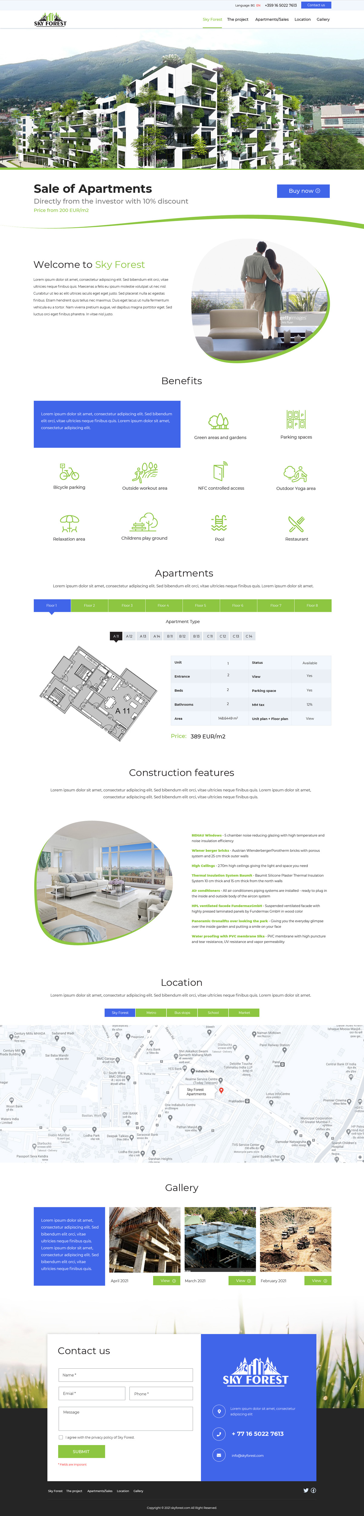 Web Design by Chikki for Belfild Sofia EOOD | Design: #26563480