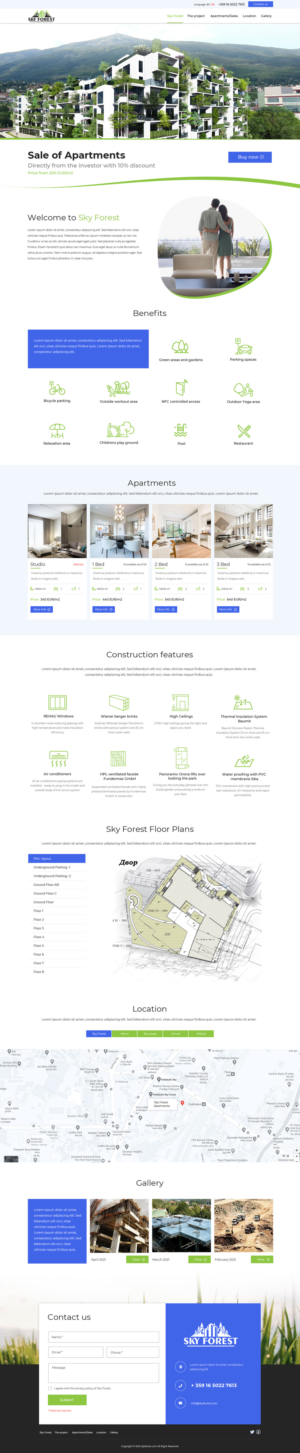 Web Design by Chikki for Belfild Sofia EOOD | Design: #26578028
