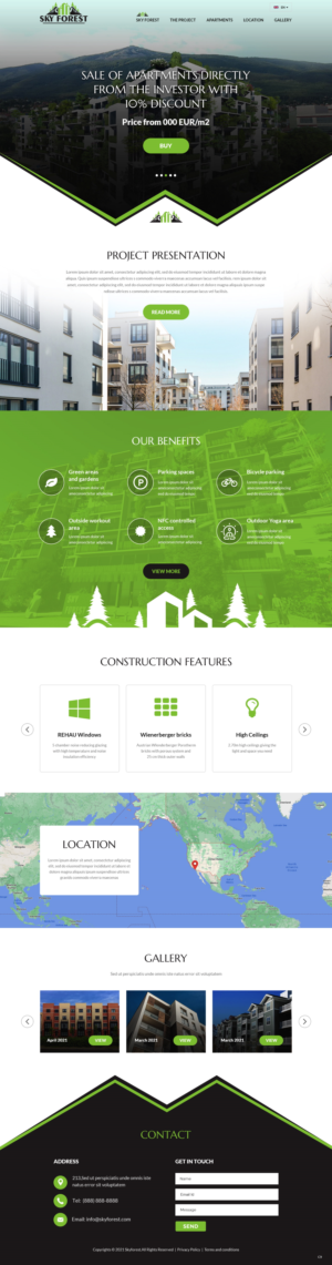 Web Design by pb for Belfild Sofia EOOD | Design: #26533177