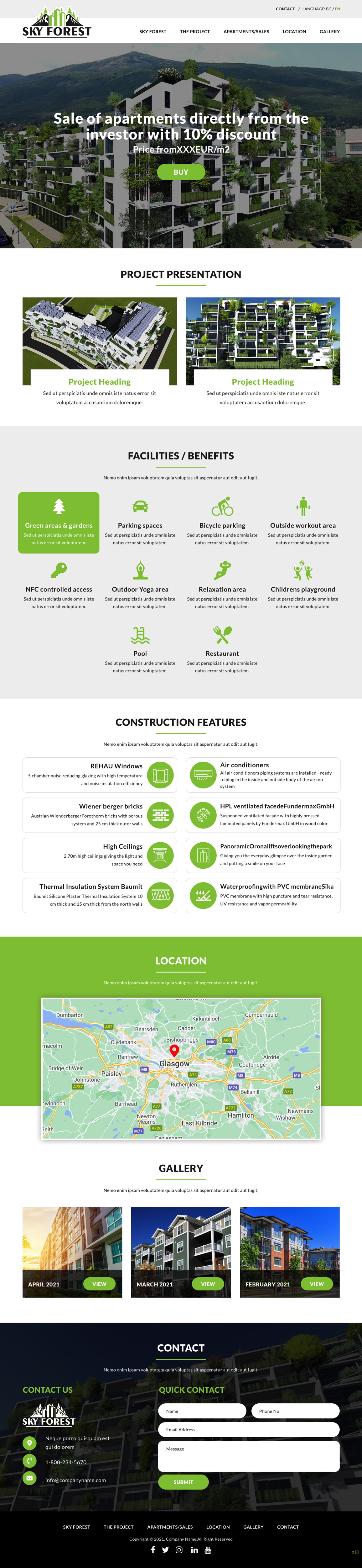 Web Design by pb for Belfild Sofia EOOD | Design #26533178