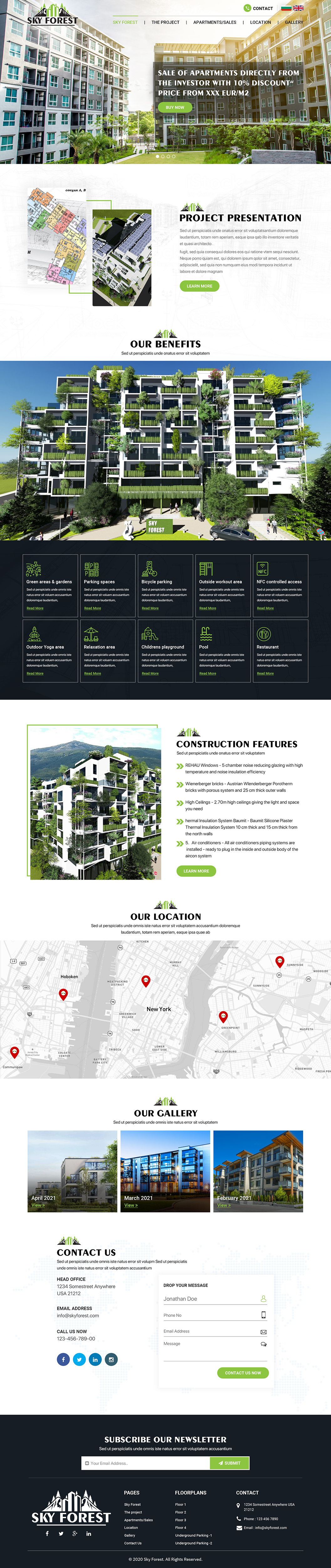 Web Design by Titan Eagle for Belfild Sofia EOOD | Design #26534038