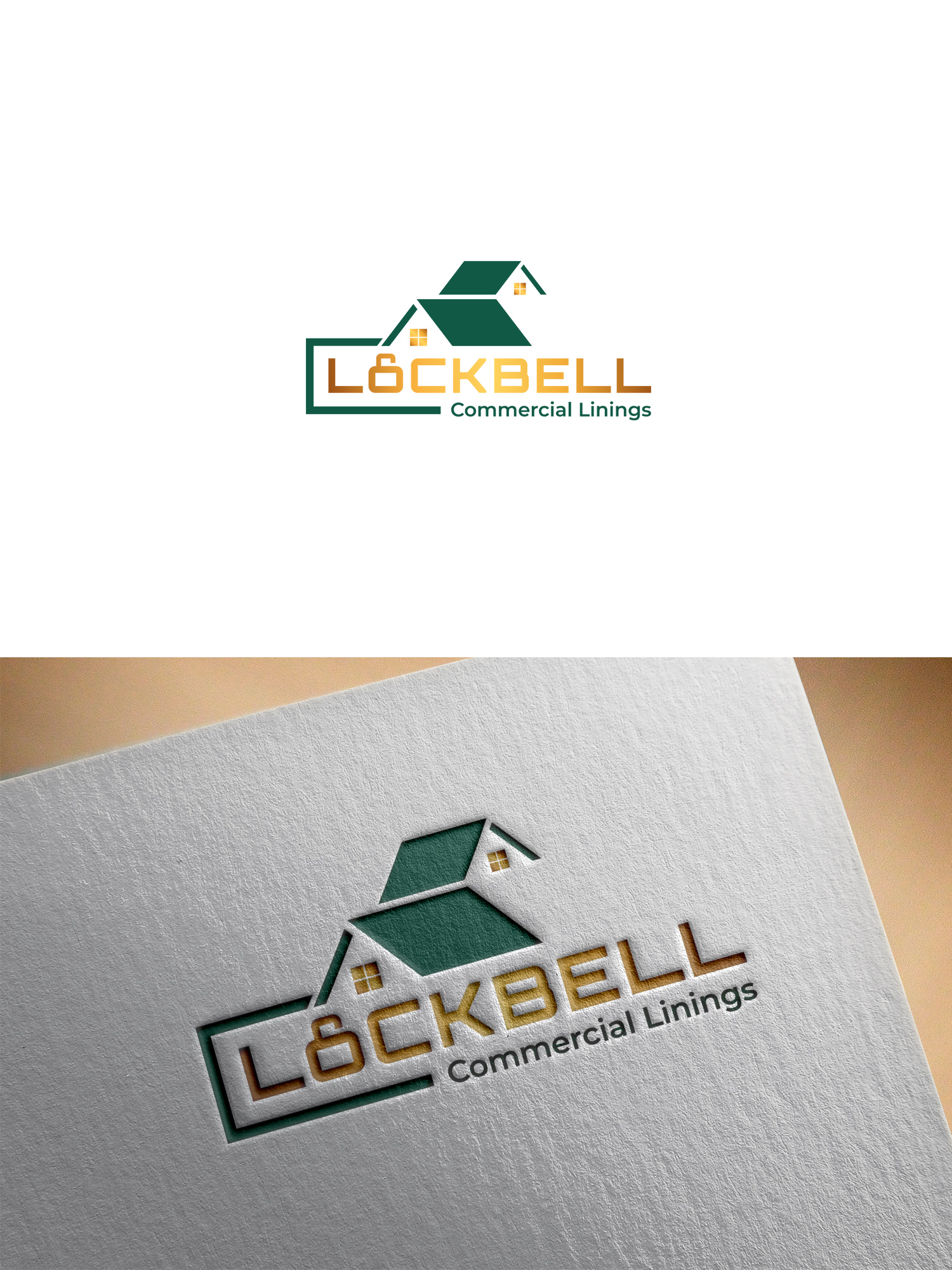 Diseño de Logo por Arun 25 para LOCKBELL Commercial Linings | Diseño #26531943