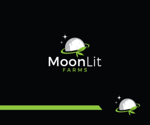 Design de Logo par Fat Bat Man pour Moon Lit Farms  | Design : #26537090