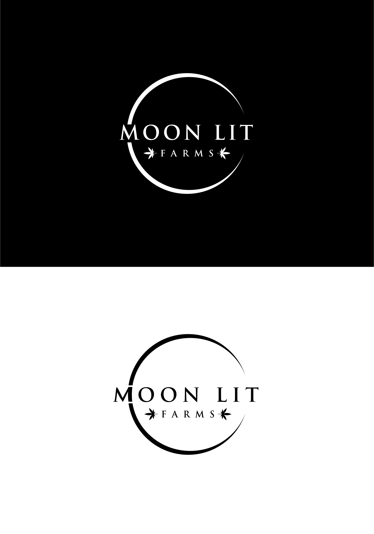 Logo Design by mike edan for Moon Lit Farms  | Design #26564816