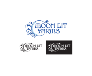 Logo Design by Buck Tornado for Moon Lit Farms  | Design: #26541313