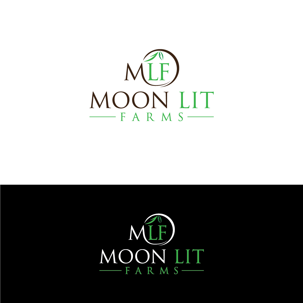 Logo Design by Deziners Zone for Moon Lit Farms  | Design #26538991