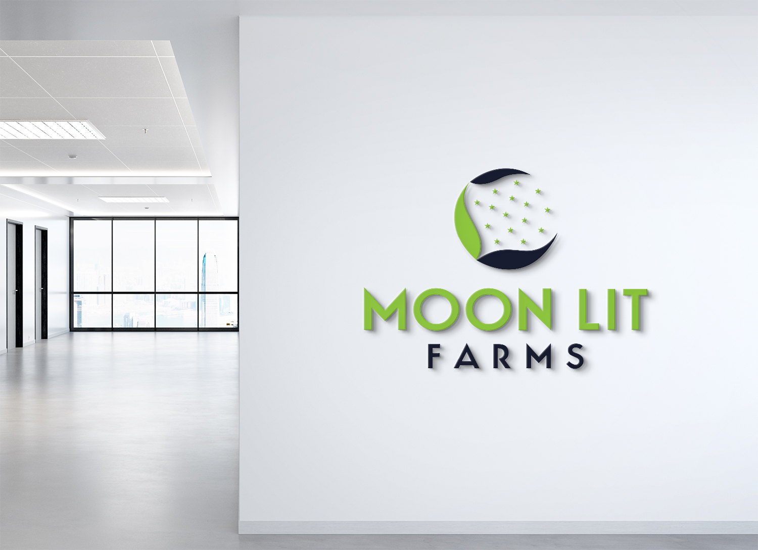 Logo Design by Deziners Zone for Moon Lit Farms  | Design #26538993