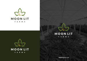 Logo Design by christianpoetoe for Moon Lit Farms  | Design: #26535798