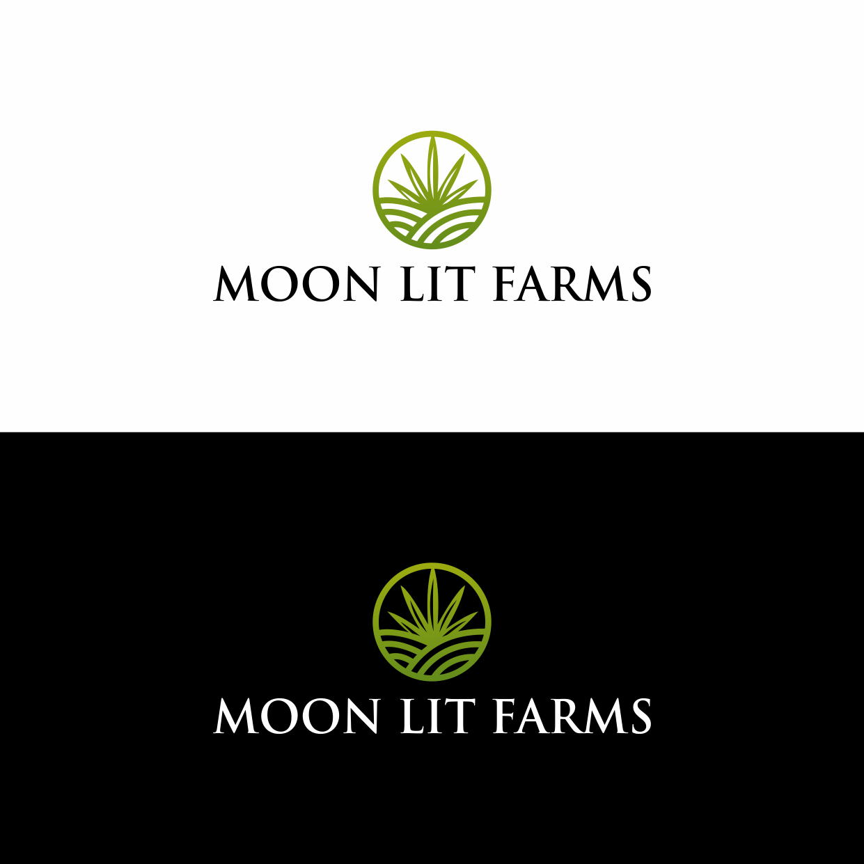 Logo Design by sudego for Moon Lit Farms  | Design #26534576