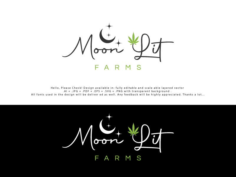 Design de Logo par Pro_DesignMaster pour Moon Lit Farms  | Design #26551150