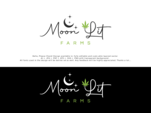 Design de Logo par Pro_DesignMaster pour Moon Lit Farms  | Design : #26551150