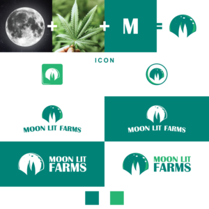 Logo Design by eliartdesigns for Moon Lit Farms  | Design: #26537796