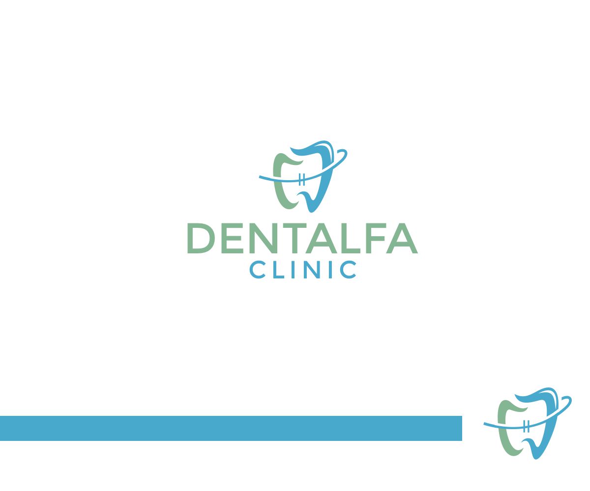Logo Design by Fat Bat Man for DENTALFA CLINIC | Design #26536953