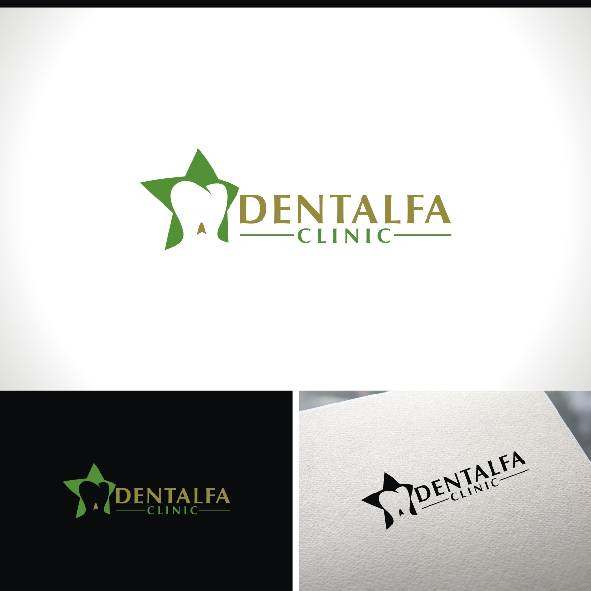 Logo Design by e-graphics for DENTALFA CLINIC | Design #26533617