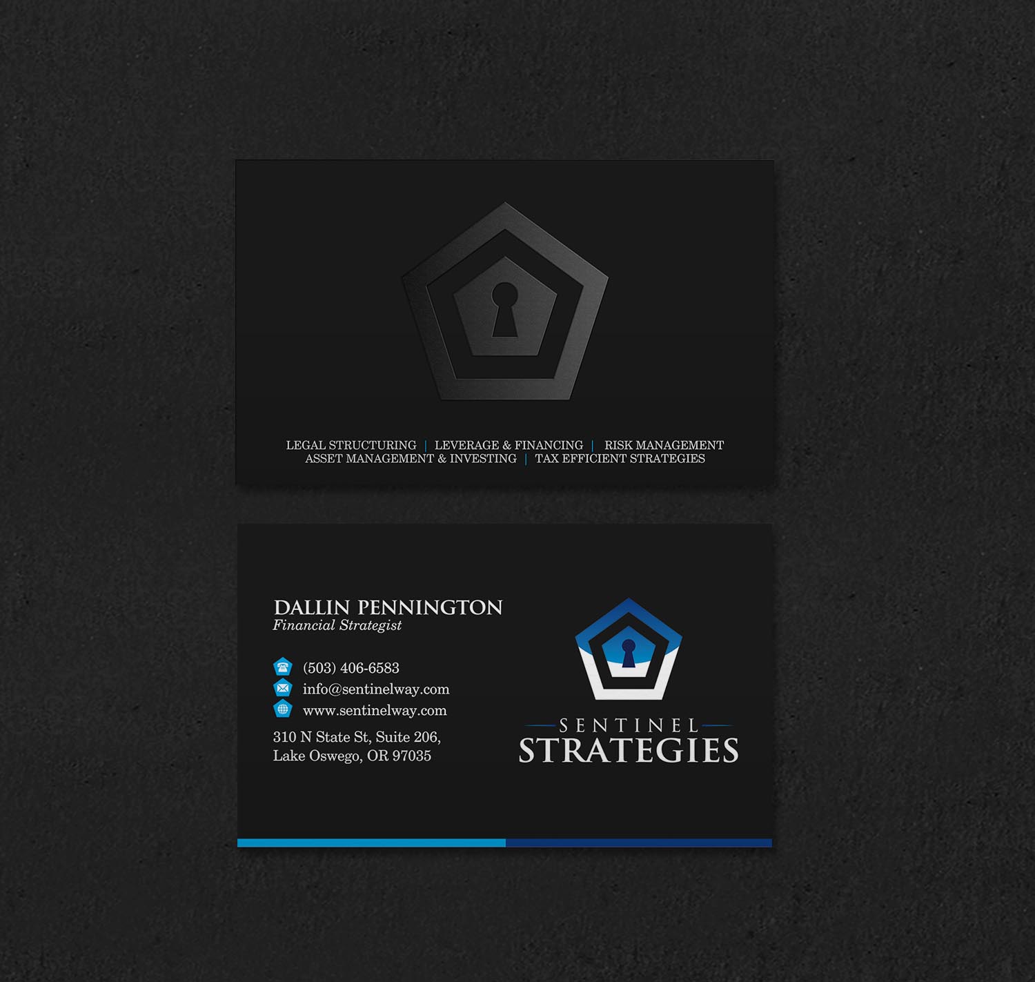Design de Carte de Visite par INDIAN_Ashok pour Sentinel Way | Design #26537395