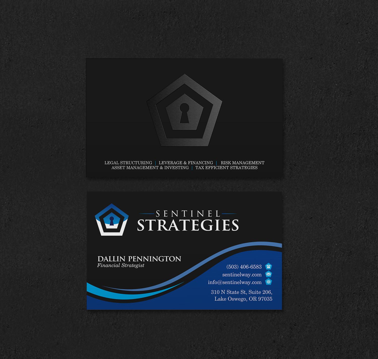 Design de Carte de Visite par INDIAN_Ashok pour Sentinel Way | Design #26537396