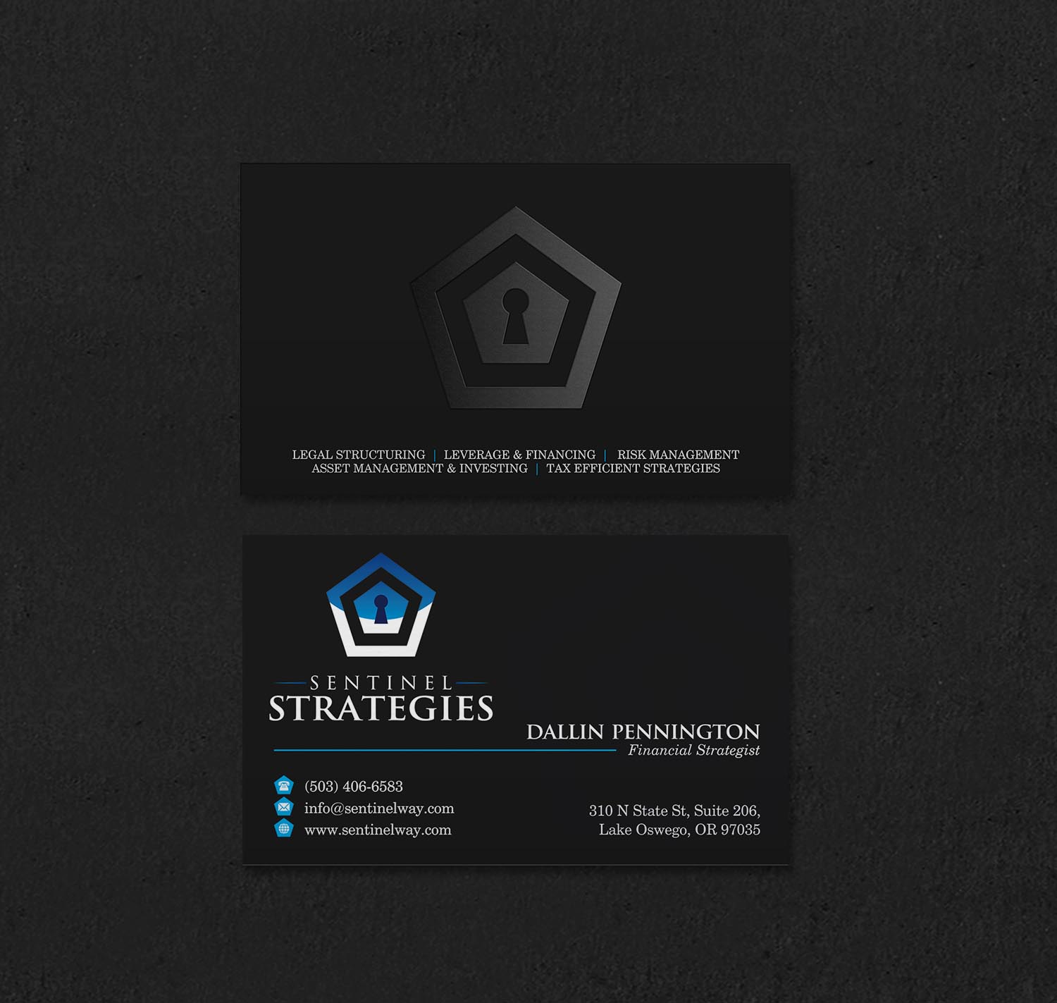 Design de Carte de Visite par INDIAN_Ashok pour Sentinel Way | Design #26537397