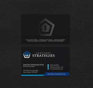 Business Card Design by INDIAN_Ashok for Sentinel Way | Design: #26537400