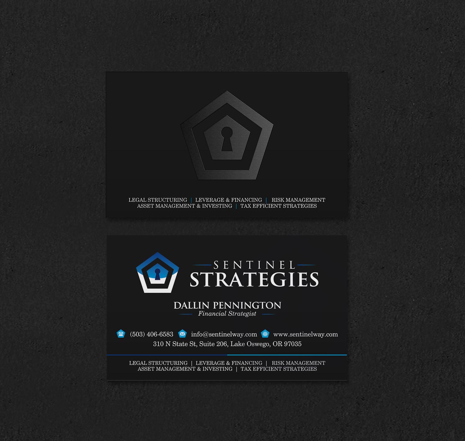 Design de Carte de Visite par INDIAN_Ashok pour Sentinel Way | Design #26537403