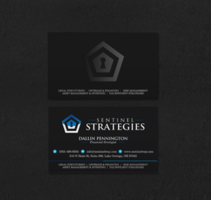 Business Card Design by INDIAN_Ashok for Sentinel Way | Design: #26537403