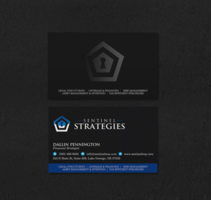 Business Card Design by INDIAN_Ashok for Sentinel Way | Design: #26537404