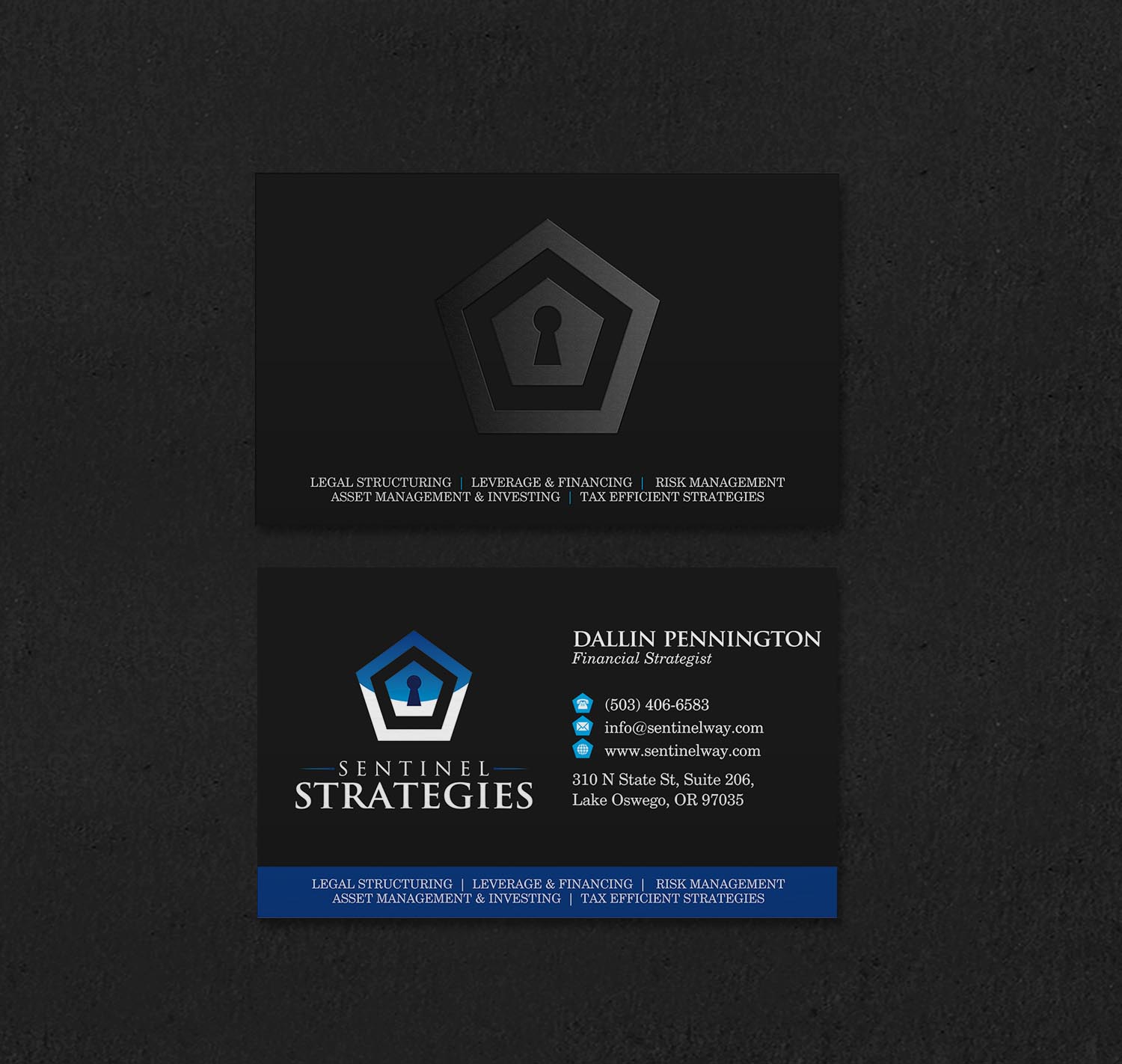 Design de Carte de Visite par INDIAN_Ashok pour Sentinel Way | Design #26537405