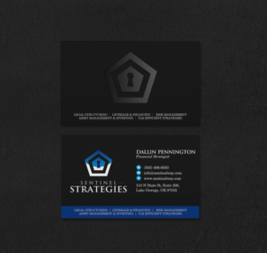 Business Card Design by INDIAN_Ashok for Sentinel Way | Design: #26537405