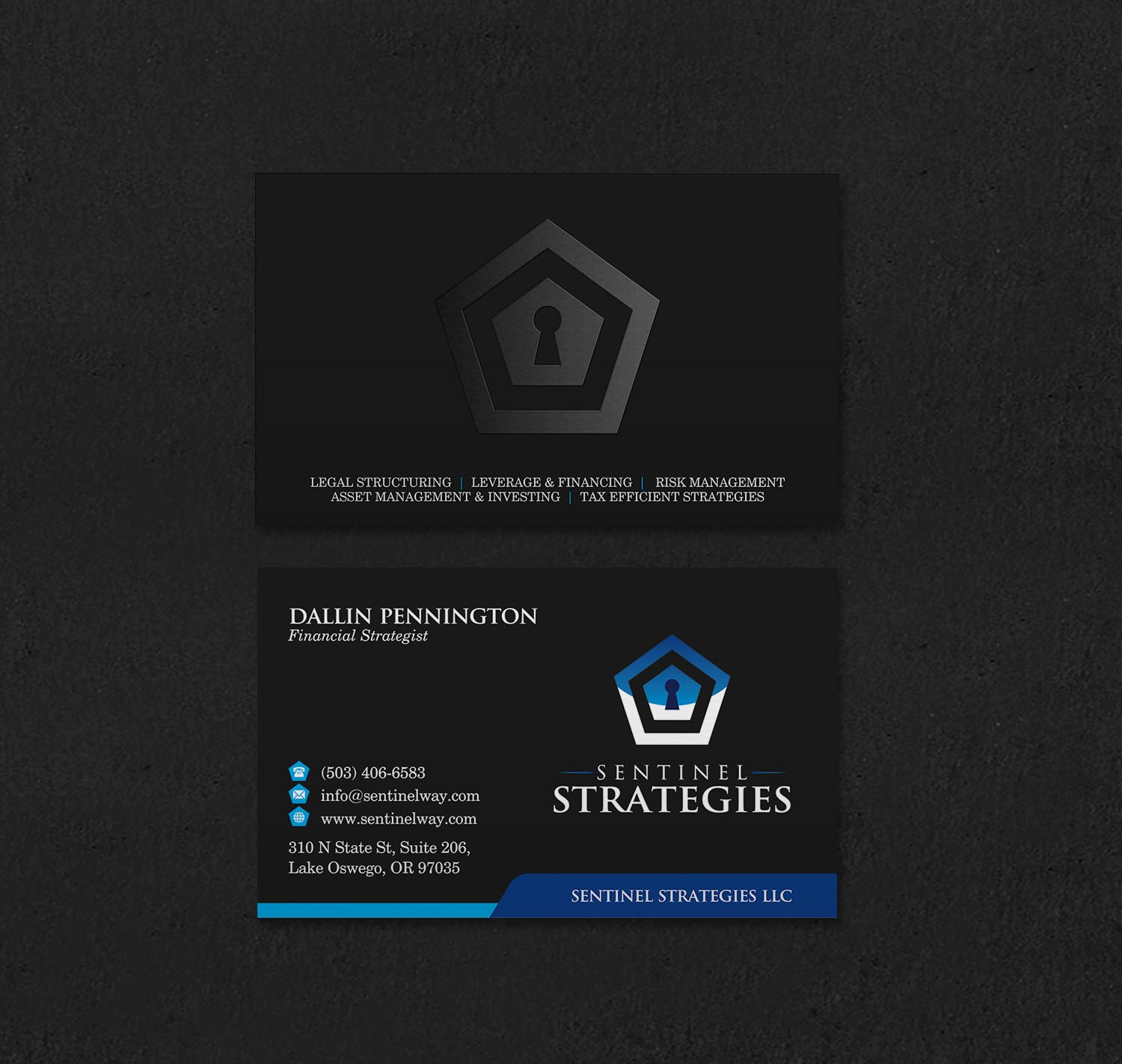 Design de Carte de Visite par INDIAN_Ashok pour Sentinel Way | Design #26537406