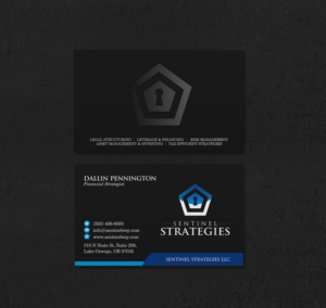 Business Card Design by INDIAN_Ashok for Sentinel Way | Design: #26537406