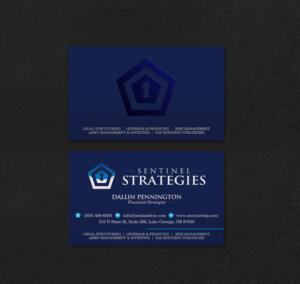 Business Card Design by INDIAN_Ashok for Sentinel Way | Design: #26537411