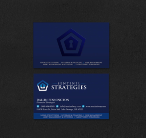 Business Card Design by INDIAN_Ashok for Sentinel Way | Design: #26537413