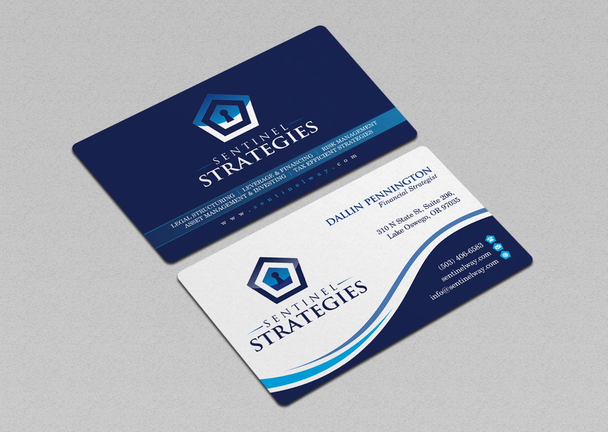 Business Card Design by INDIAN_Ashok for Sentinel Way | Design #26537418