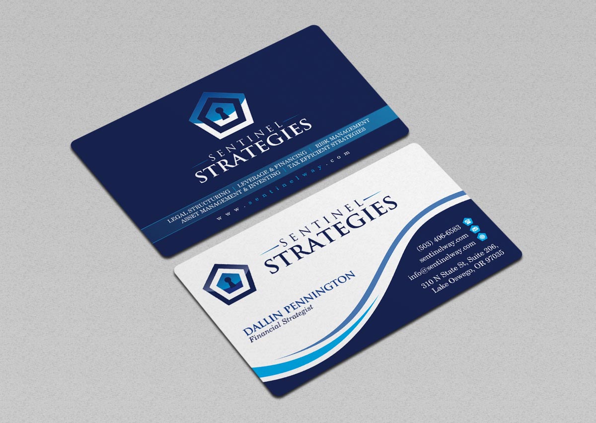 Business Card Design by INDIAN_Ashok for Sentinel Way | Design #26537423