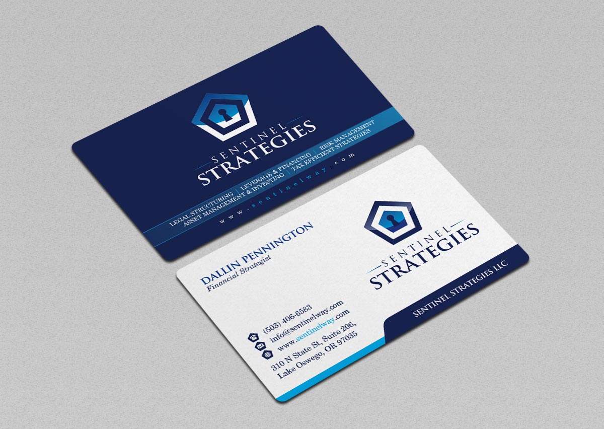 Business Card Design by INDIAN_Ashok for Sentinel Way | Design #26537431