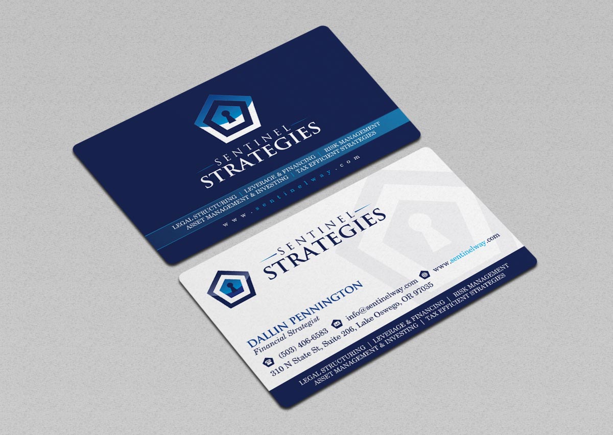 Business Card Design by INDIAN_Ashok for Sentinel Way | Design #26537432